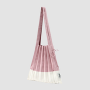 Lucky Pleats Knit M Mix Strawberry Milk