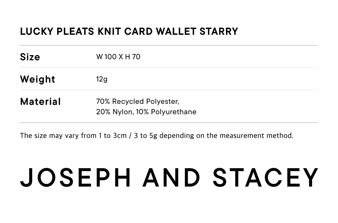 JOSEPH AND STACEY US