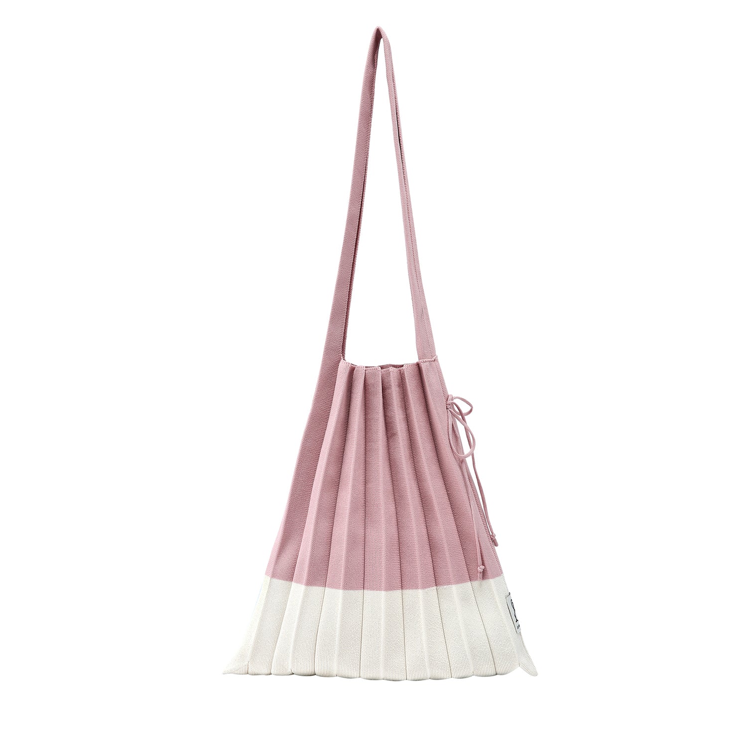 Lucky Pleats Knit M Mix Strawberry Milk