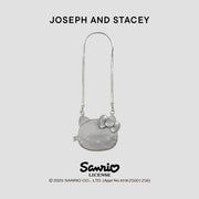 Sleek Mini Cross Hello Kitty Silver