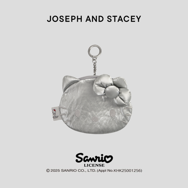 Sleek Mini Pouch Hello Kitty Silver