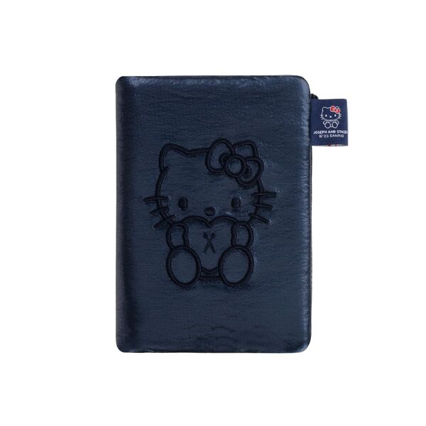 Sleek Travel Wallet Hello Kitty Navy